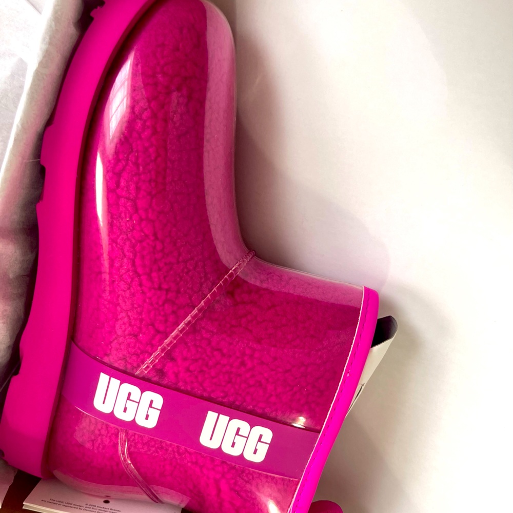 Pink ugg boot